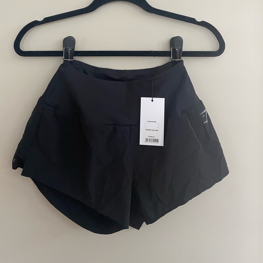 Gymshark speed shorts small black